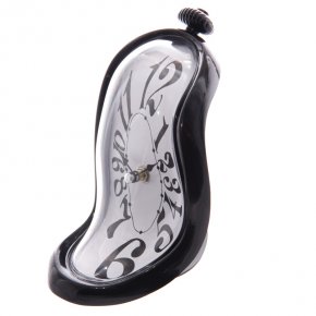 horloge fondue noir