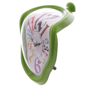 horloge fondue vert