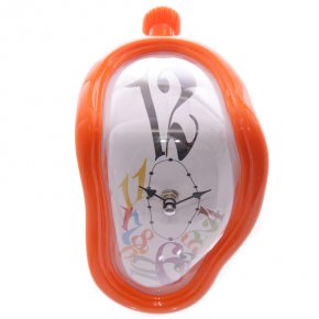 horloge fondue orange