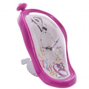 horloge fondue violette